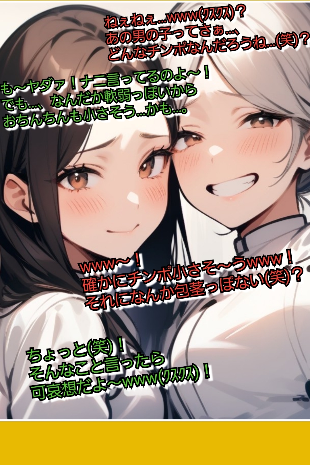 いじめっ娘倶楽部のSPHギャラリー VIO脱毛のモニターにさせられちゃった短小包茎君恥ずかしいお子様チンポを大勢のエステティシャンに笑われて…_2