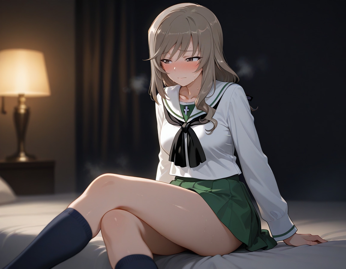 【ガールズ&パ〇ツァー】家元・人妻 島〇千代が若い男の子を分からせようとしたら、逆に分からせられちゃう話_7