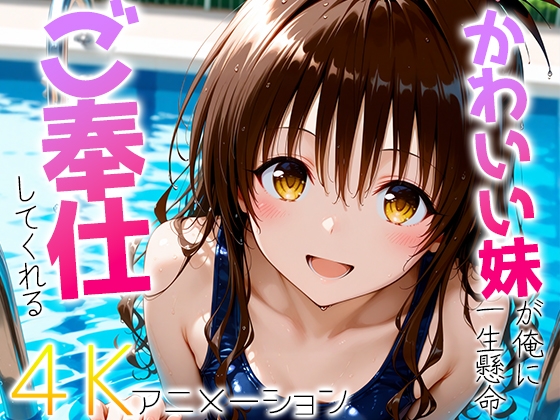 【4K動画】かわいい妹が俺に一生懸命ご奉仕してくれる【60FPS】