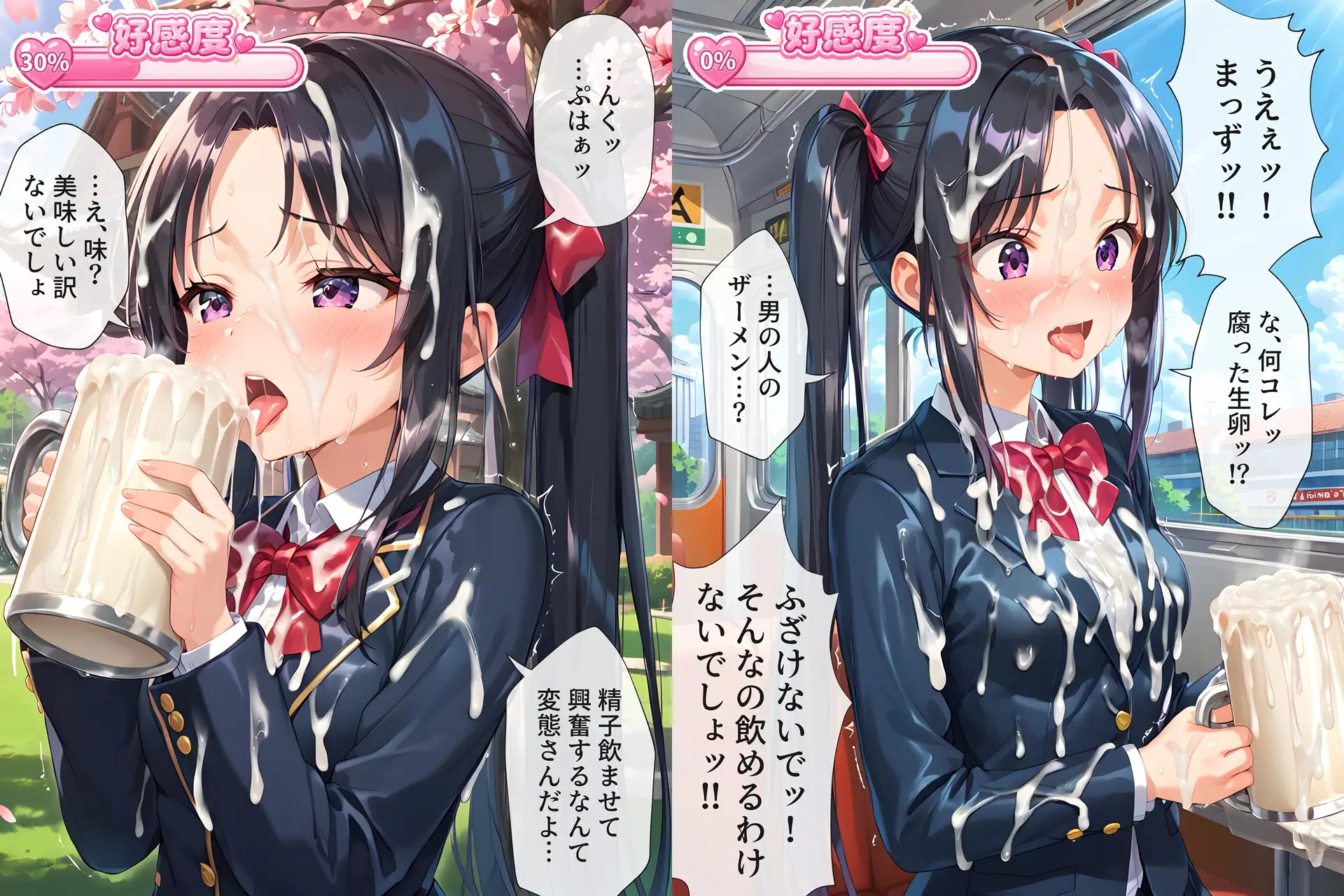 ザーメンジョッキのことが段々好きになっちゃう女の子たち サンプル画像 5