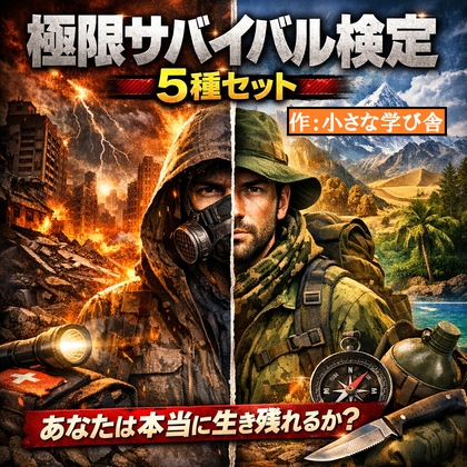 極限サバイバル検定5種セット ～あなたは本当に生き残れるか?～