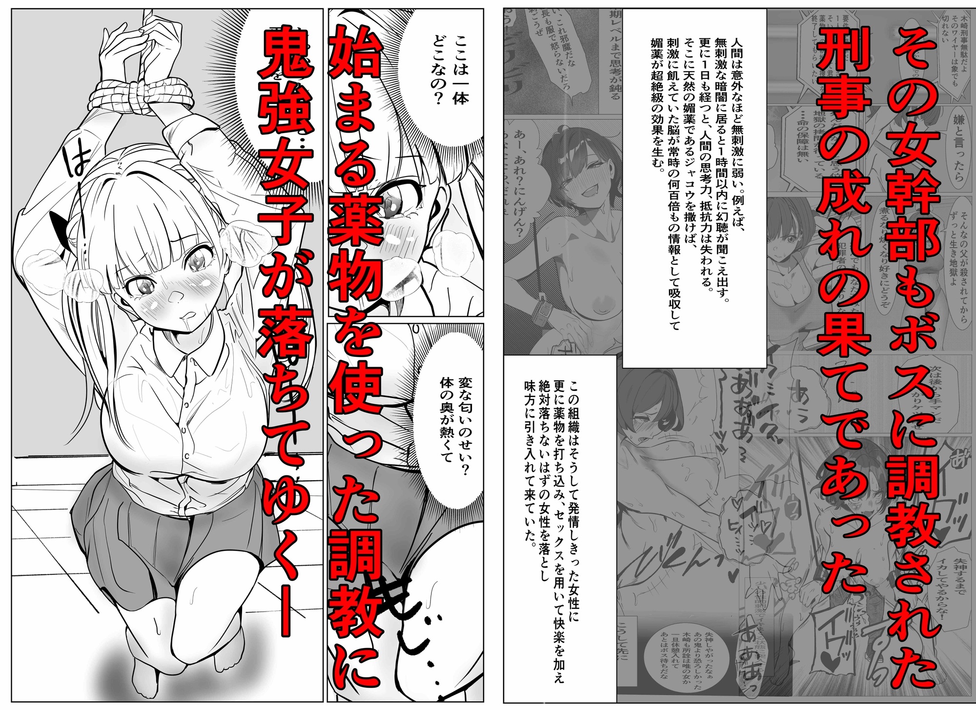 鬼強復讐女子が敗北し調教され堕ちる話 画像6