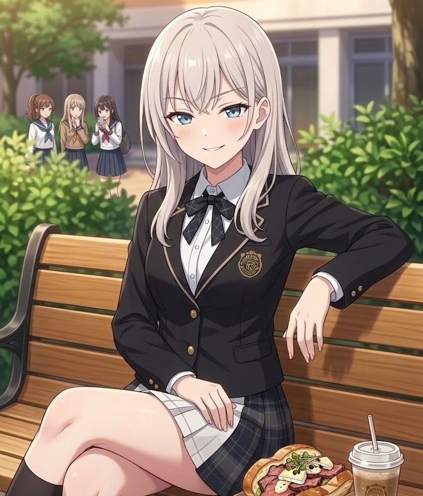 女子に逆らった罰。 中庭で拘束され、泣きながら晒される昼休み 画像1