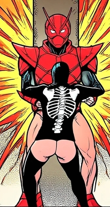 女の肉体もショッカーに支配されたミニスカ仮○ライダー5号VS9号:双眸のジャスティス