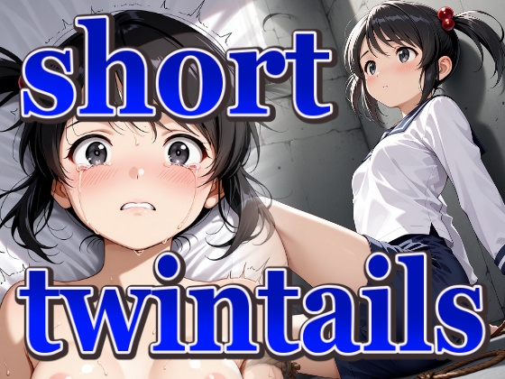 縛りショートツインテール娘