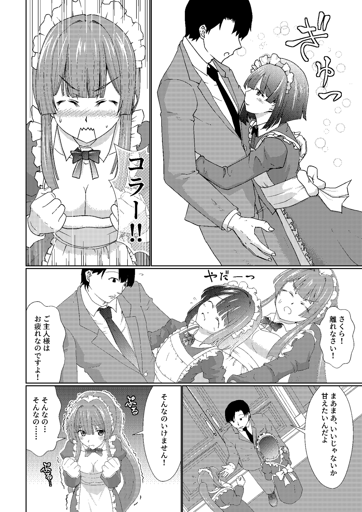 Loyal maid sisters to their master 画像2