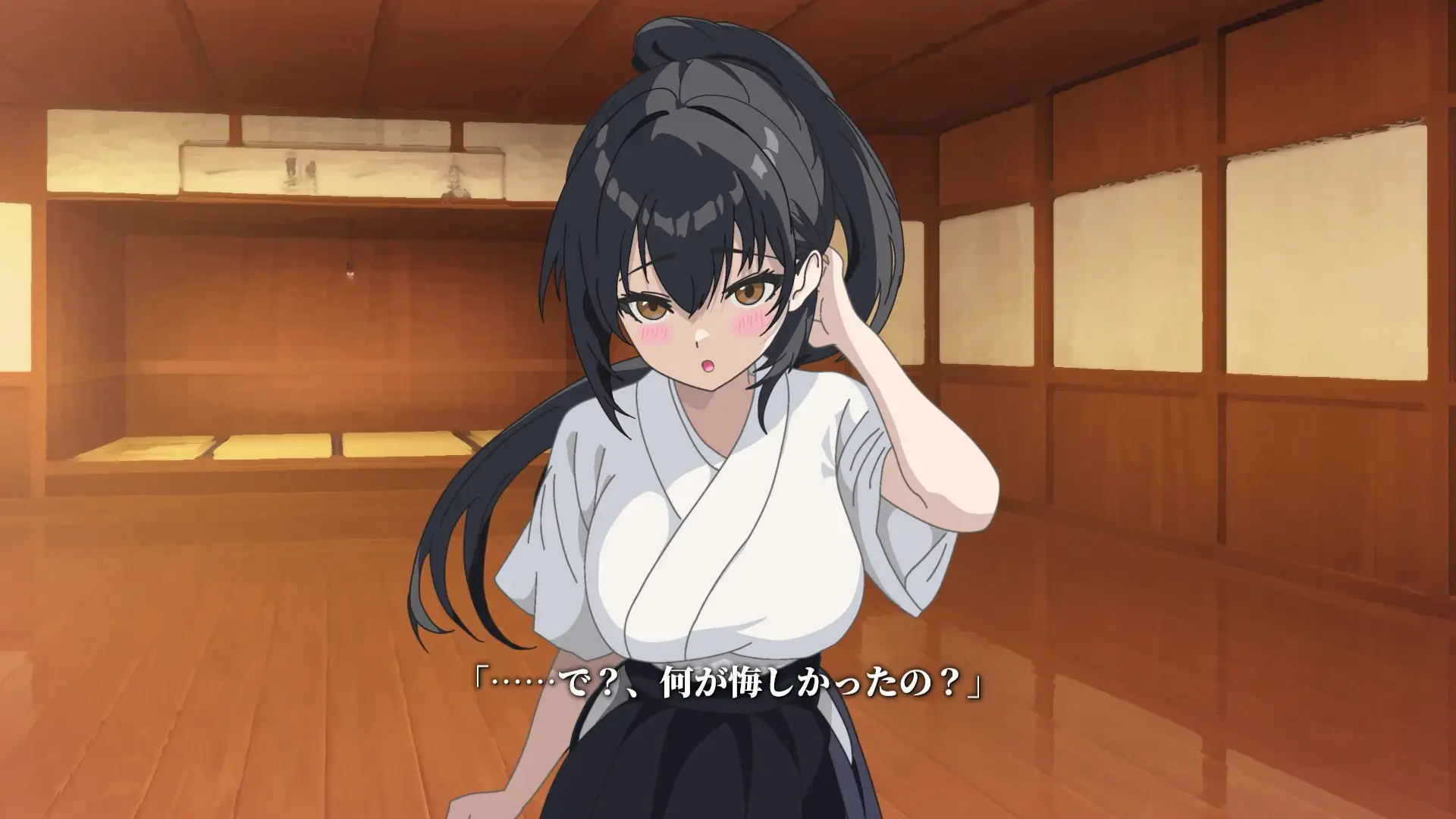 【Live2Dアニメ】剣道の試合で負けた俺を先輩がケア（エッチ）してくれる話 サンプル画像 2