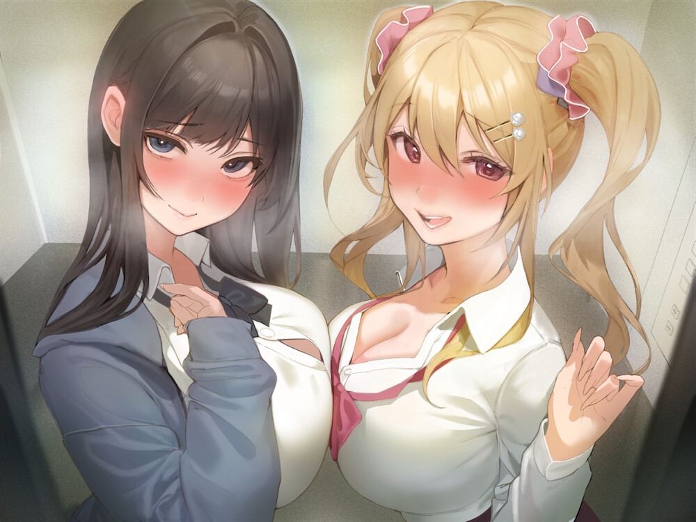 【逆おしがま/バイノーラル】こっちがおもらし〜不良JKとエレベーターに閉じ込められて…〜_1