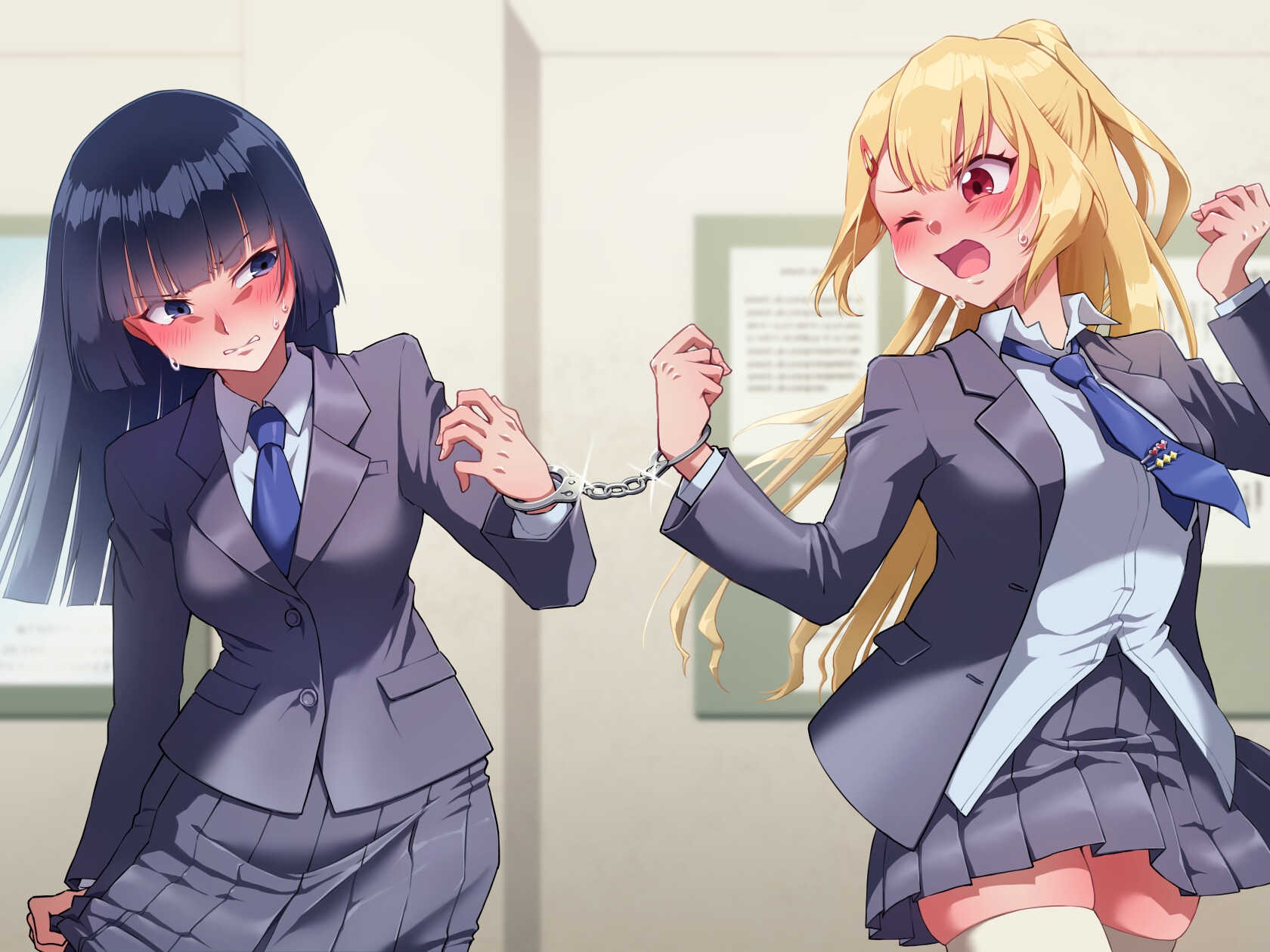 【大スカ+小スカ】手錠と委員長とギャル〜ADV式音声作品〜_1