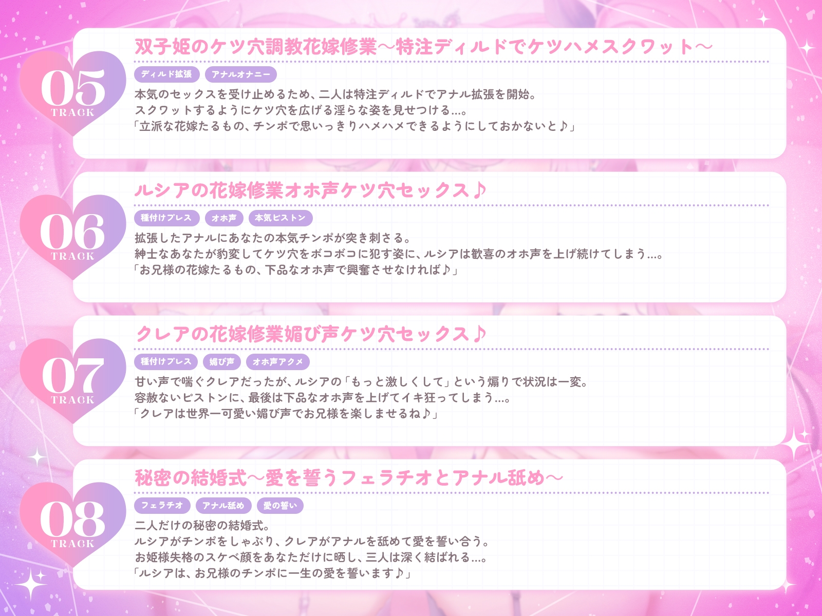 世界一可愛いケツ穴双子姫♪～オマンコに入らないならお尻の穴をケツマンコにしてあげるね♡～(KU100収録作品) 5枚目