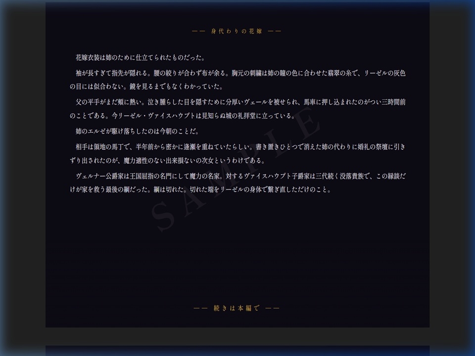 呪われた公爵は身代わりの花嫁を離さない 画像2