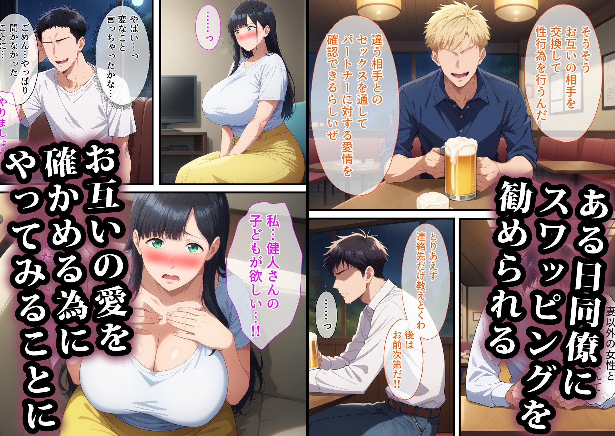 寝取られスワッピング～総集編_3