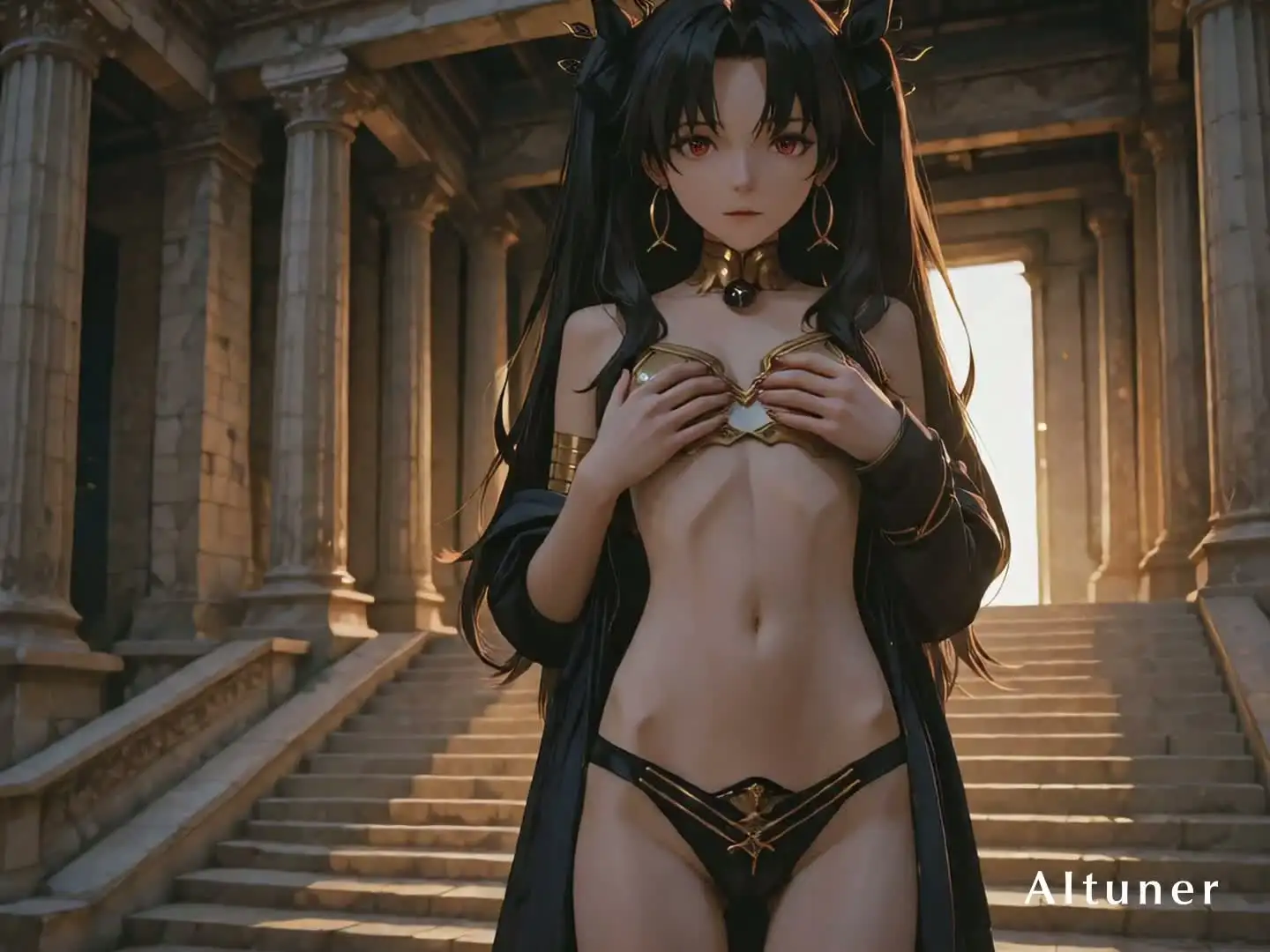 【18分HD】夕暮れの神殿で、彼女はゆっくり脱いでいく [AItuner] | DLsite - R18