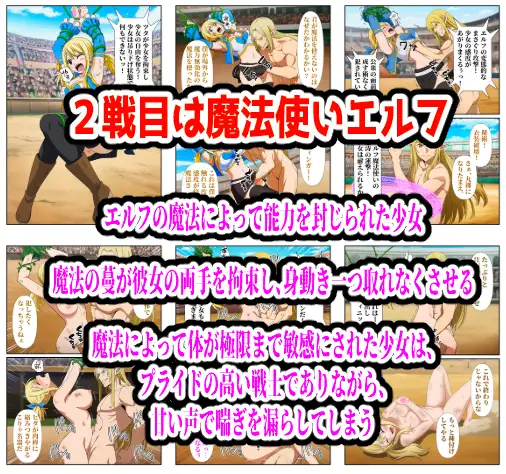 闘技場敗北ヒロイン(アニメ編) サンプル画像 2