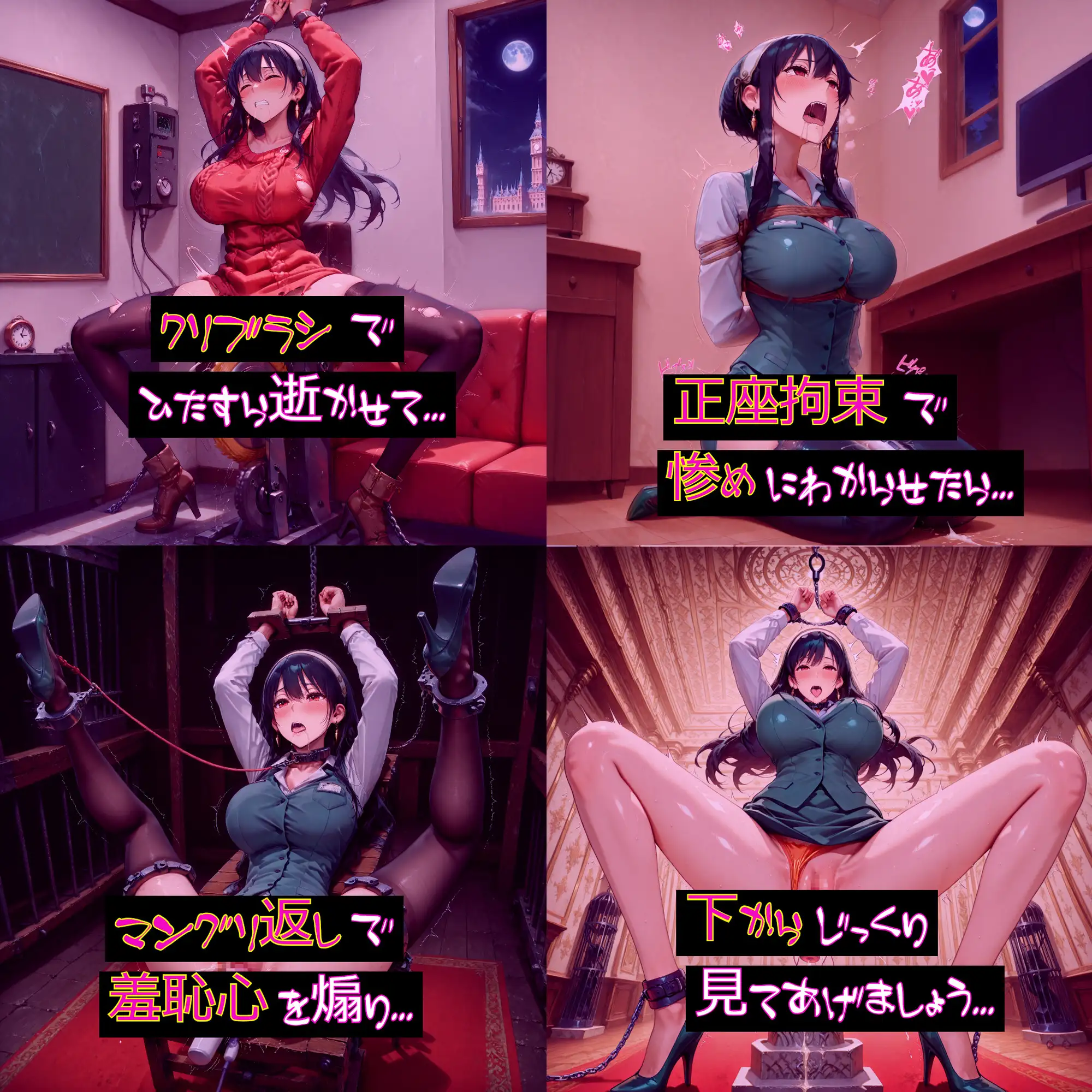 【衣装多種】ヨ〇さん、限界突破の連続絶頂。絶頂の嵐にのたうち回りだらしなくアヘ顔を晒す究極の陥落_玩具オナニー編 サンプル画像 6
