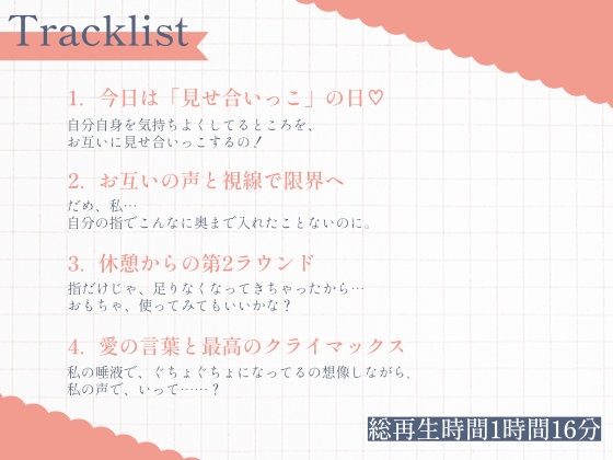 甘々彼女と見せ合いっこオナニーで気持ちよくなるえっちな休日♡ 画像3