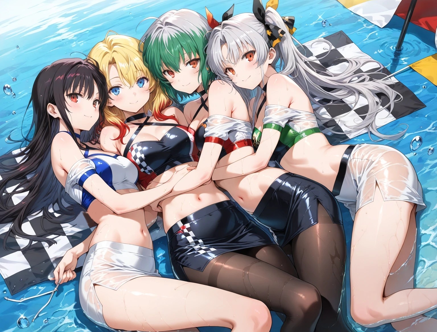 黒タイツ美少女イラスト集4レースクイーン編_3