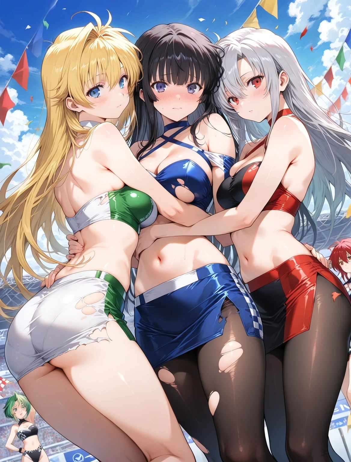 黒タイツ美少女イラスト集4レースクイーン編_4