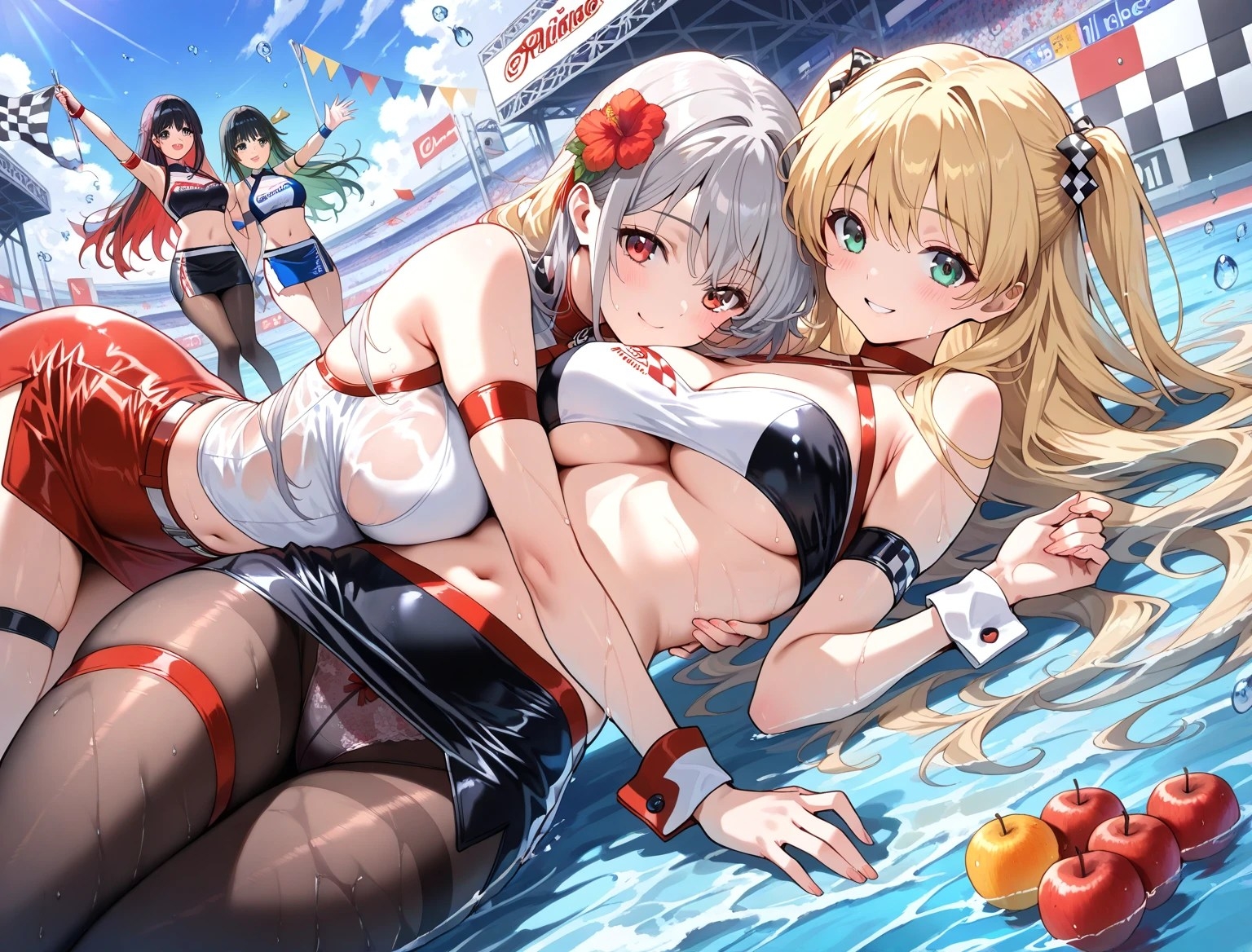 黒タイツ美少女イラスト集4レースクイーン編_6