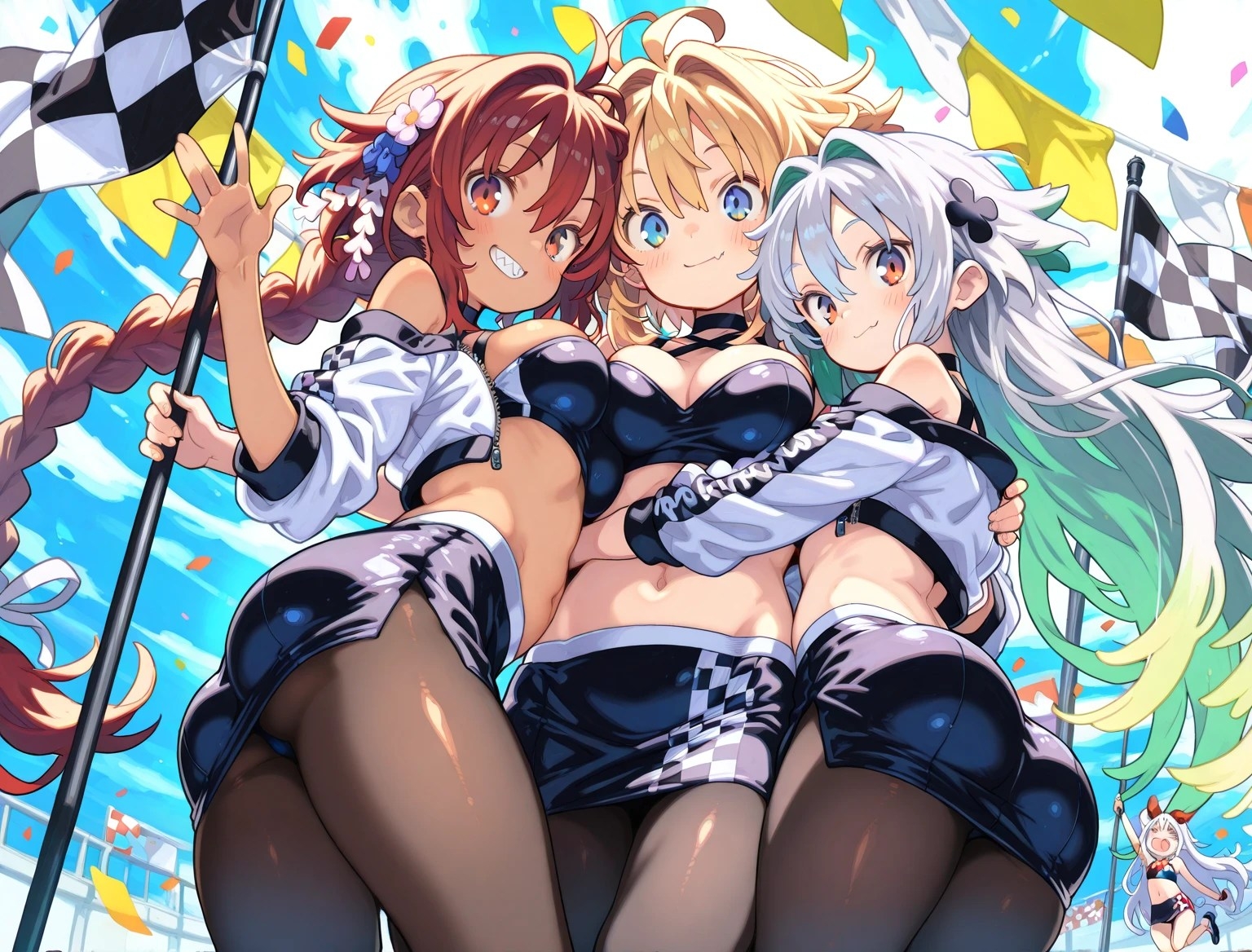 黒タイツ美少女イラスト集4レースクイーン編_8