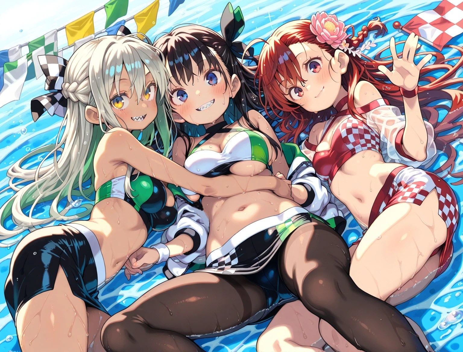 黒タイツ美少女イラスト集4レースクイーン編_9