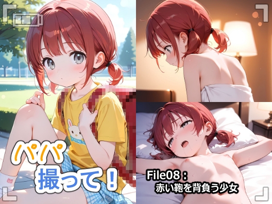 パパ撮って！-赤い鞄を背負う少女-