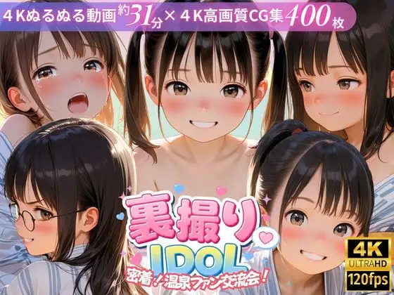 【4K動画&CG集】裏撮りIDOL vol.9 〜密着！温泉ファン交流会！〜 [Real Lorie Time] | DLsite - R18