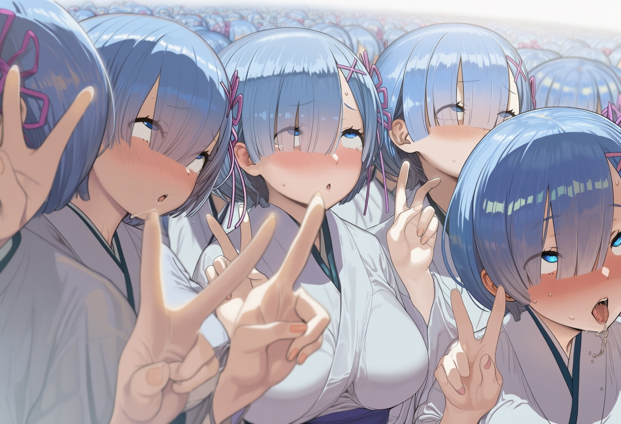 自分同士でエッチしまくり!嫁分身画像まとめ(43) 全484枚_8