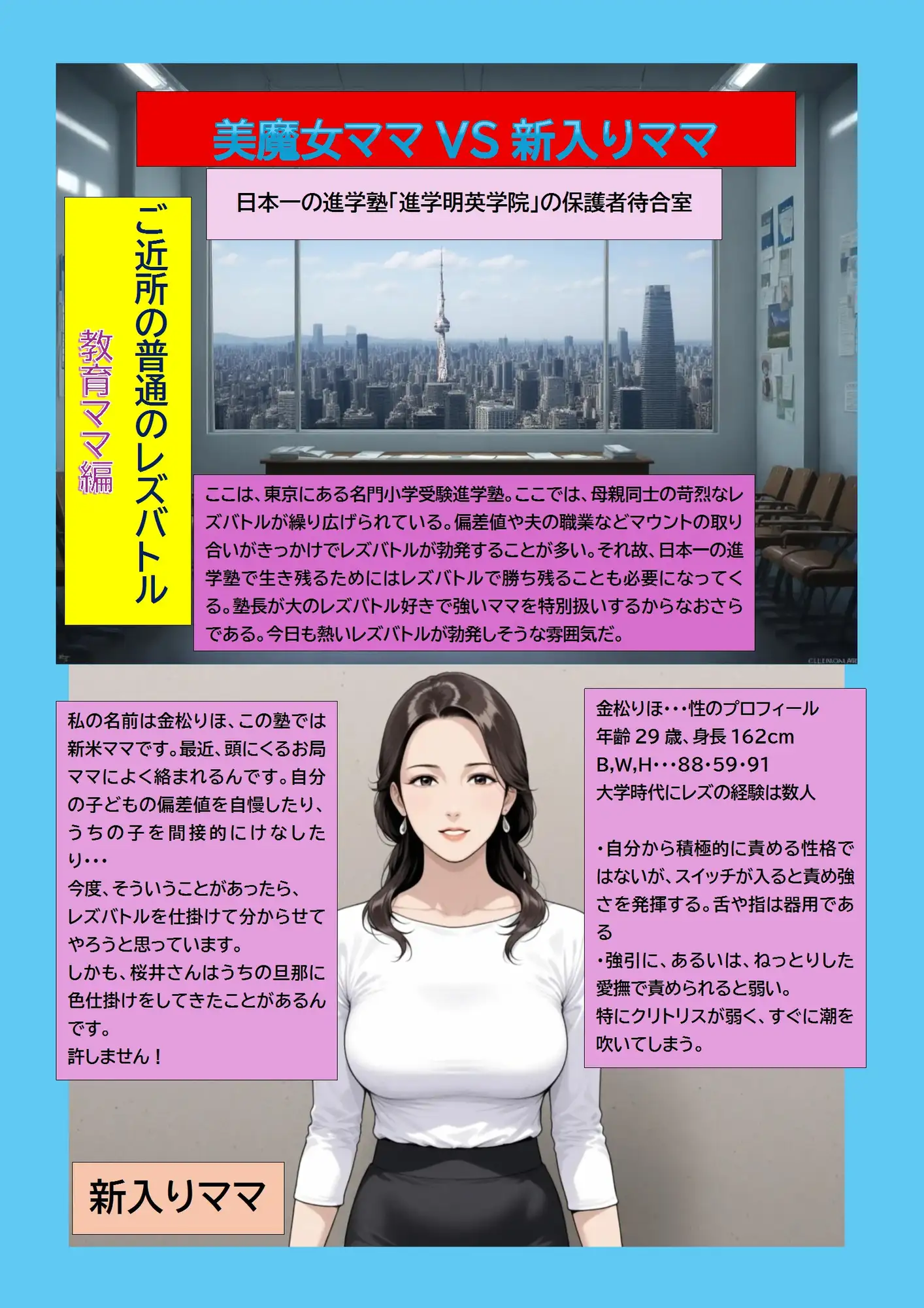 ご近所の普通のレズバトル 教育ママ編 [ゴールド] | DLsite - R18