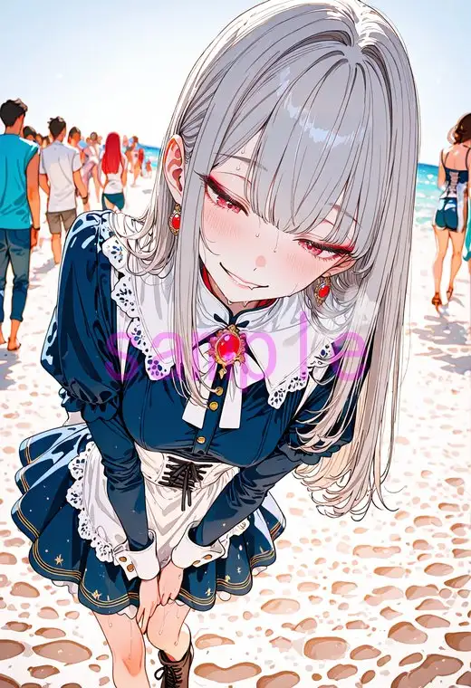 女の子がナニかを見つめている画像集 サンプル画像 10