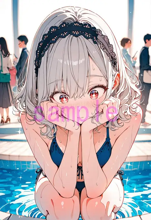 女の子がナニかを見つめている画像集 サンプル画像 3