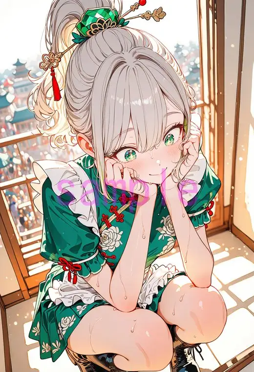 女の子がナニかを見つめている画像集 サンプル画像 6