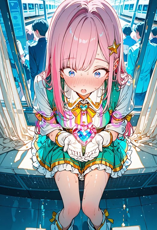 女の子がナニかを見つめている画像集_9