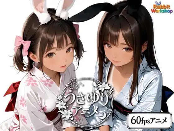 【アニメ】うさゆりアニメ 浴衣1 【60fps】