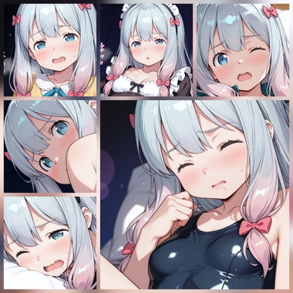 [AIイラストCG] エ〇マンガ先生とXXX