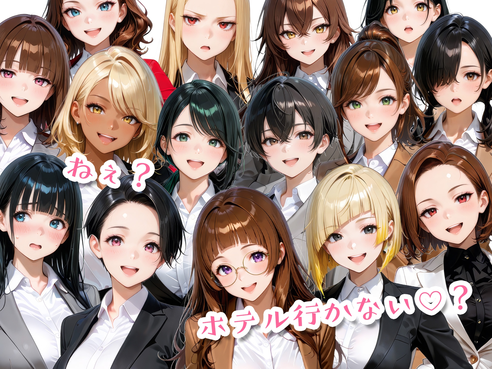 15人の巨乳OLと毎日ヤリまくれるウチの職場_10