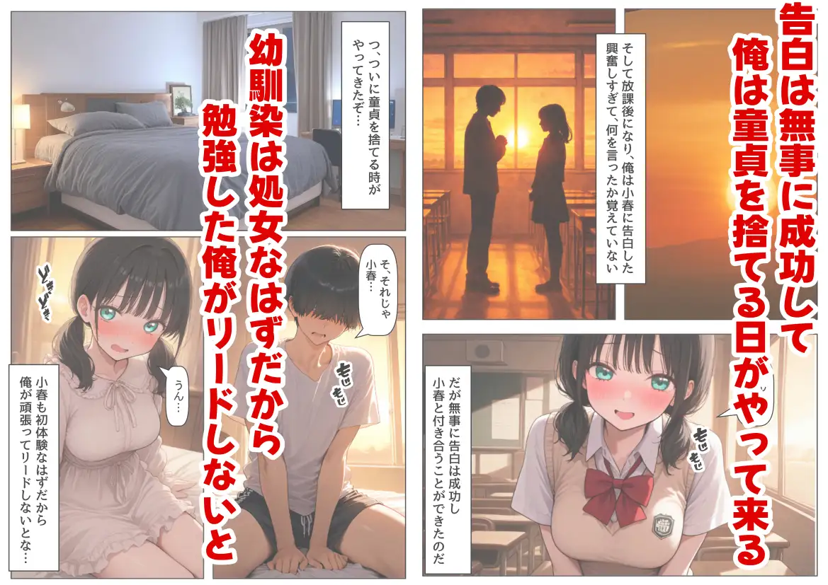 片思いの幼馴染は俺が何度タイムリープしても、非処女になる件 サンプル画像 2