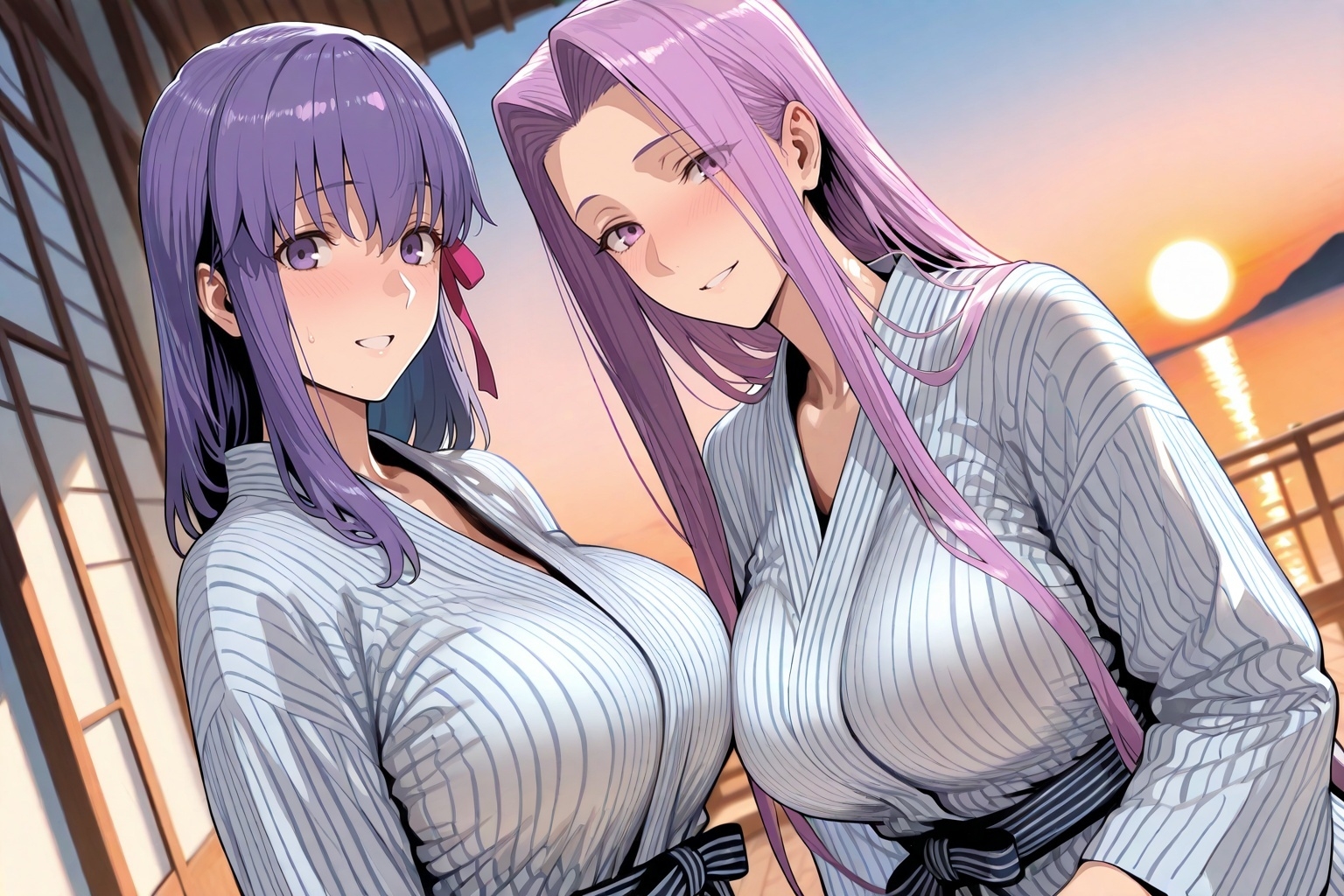 間○桜&メ○ューサin温泉_1