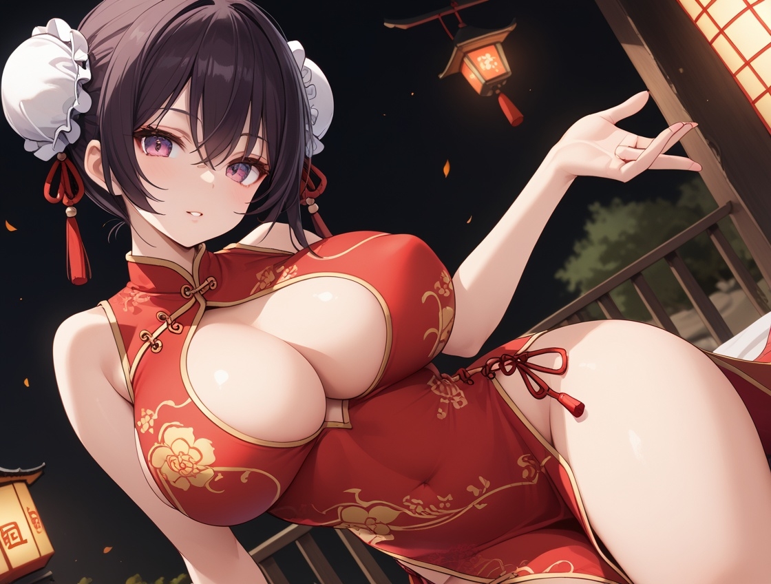 中華料理店の巨乳チャイナ娘に店内で何度も中出しした話_10