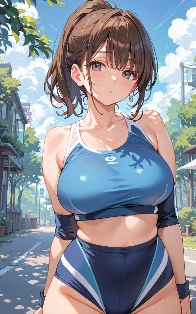 美人人妻アスリート 私たちと一緒に汗を流しませんか?_1