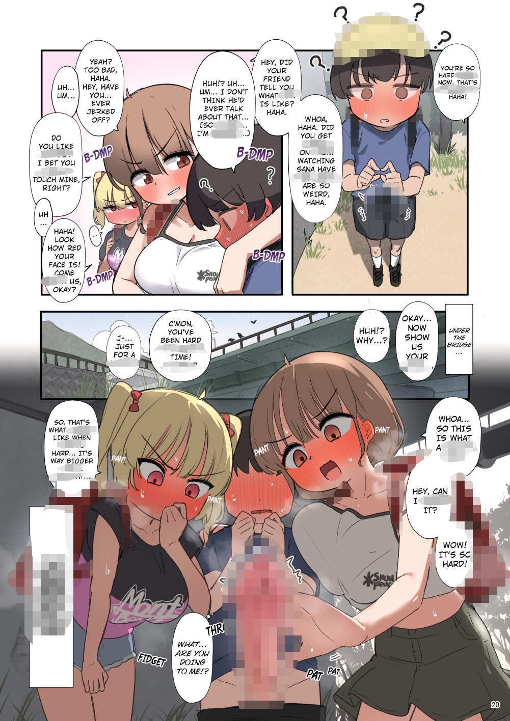 クラスで一番おっぱい大きい子にHさせてもらえた話○英語版