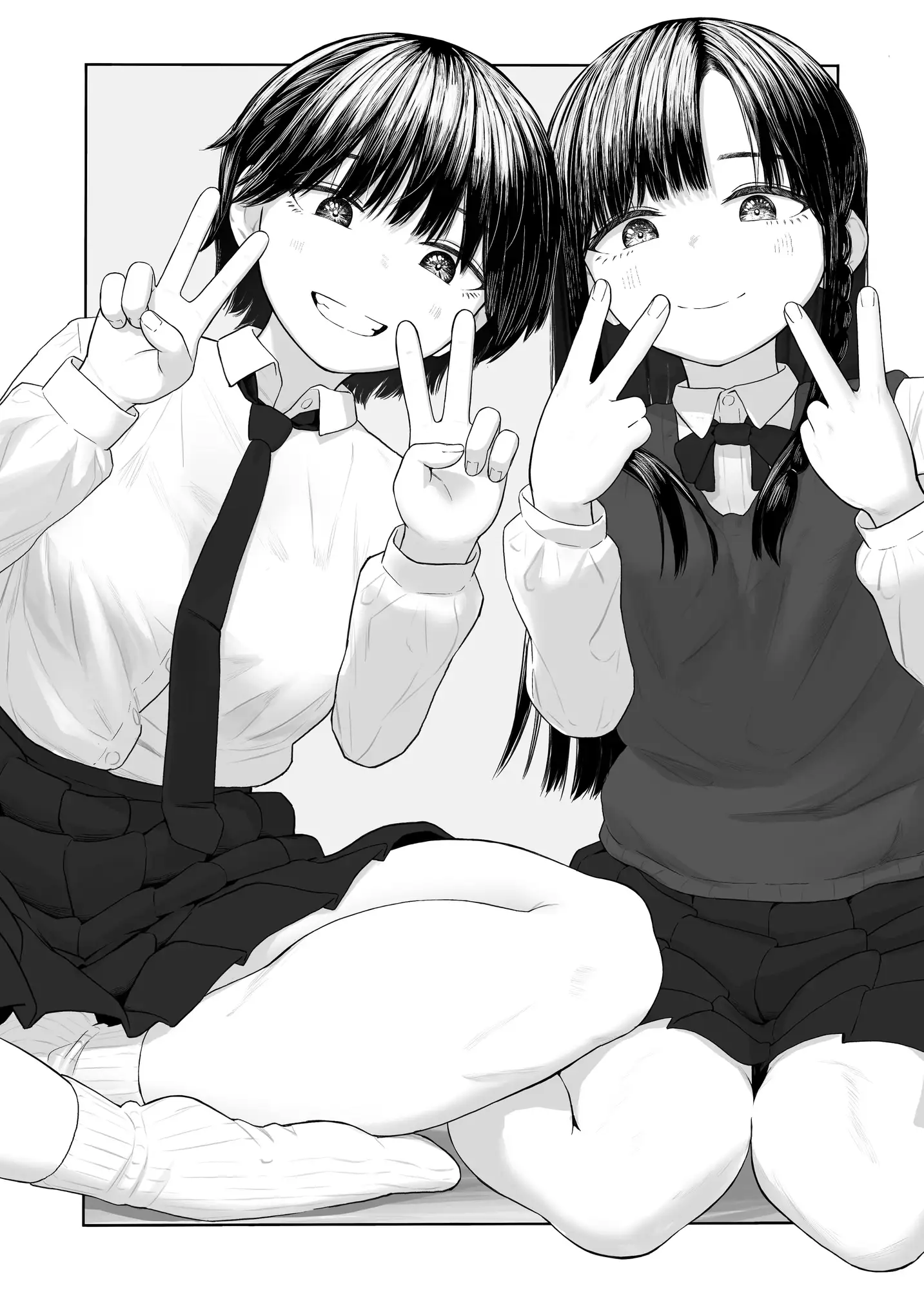 家出したクラスメイト二人が泊まりに来た-サンプル画像2