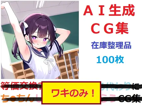 【在庫整理品】ワキのみ！のCG集 ジャケット画像