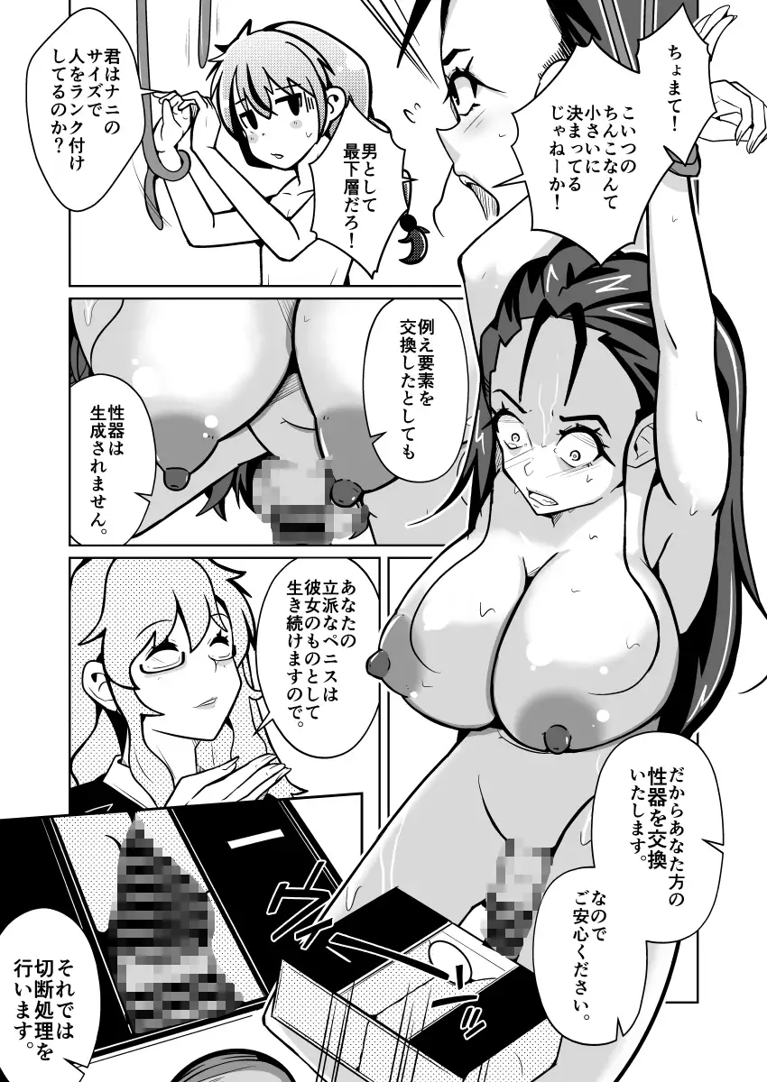 国家による性別交換 俺の適正職は性処理メイド、彼女は…-サンプル画像6