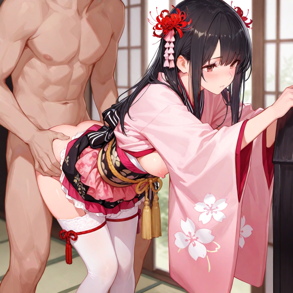 コスプレ浴衣美女 性欲絶倫大胆危険日生挿入_1