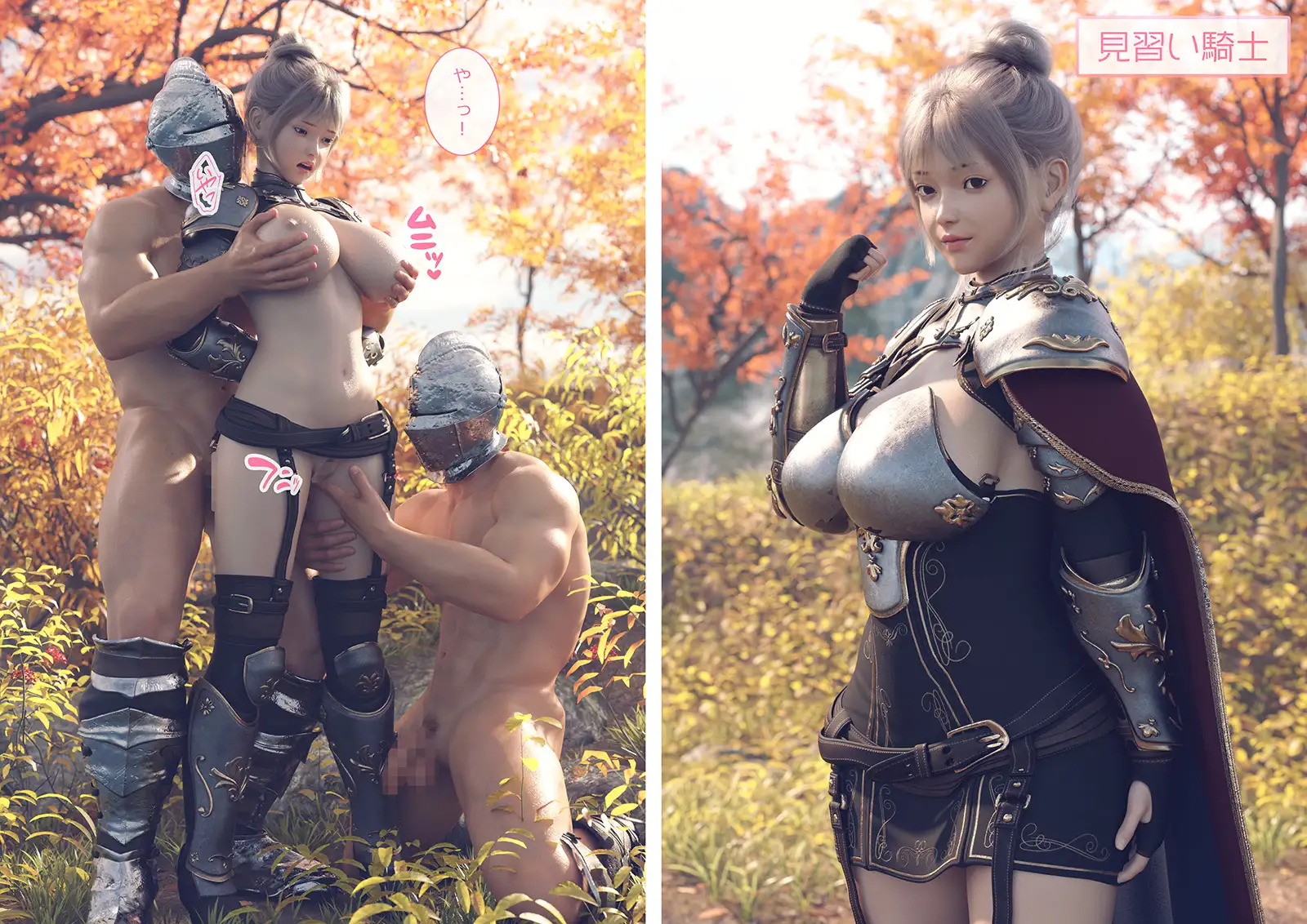 帝国の魔の手から必ずや姫殿下をお守りしてみせる女騎士たち [空色工房] | DLsite 同人 - R18