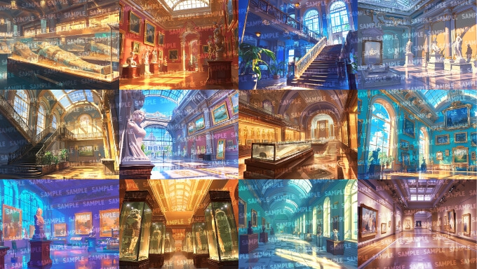 【背景80枚】美術館/博物館_1