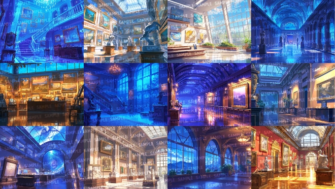 【背景80枚】美術館/博物館_2