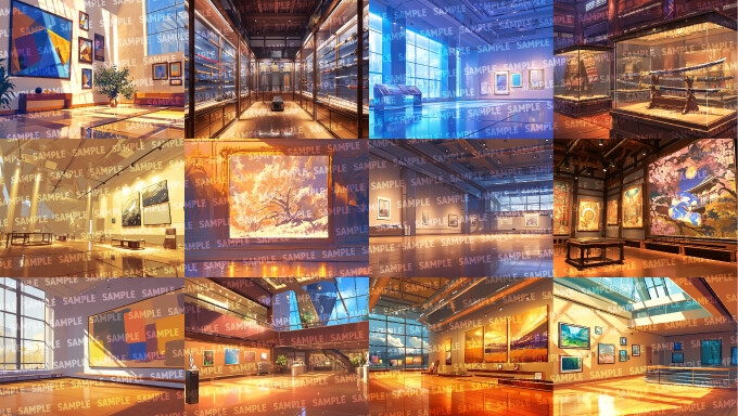 【背景80枚】美術館/博物館_4