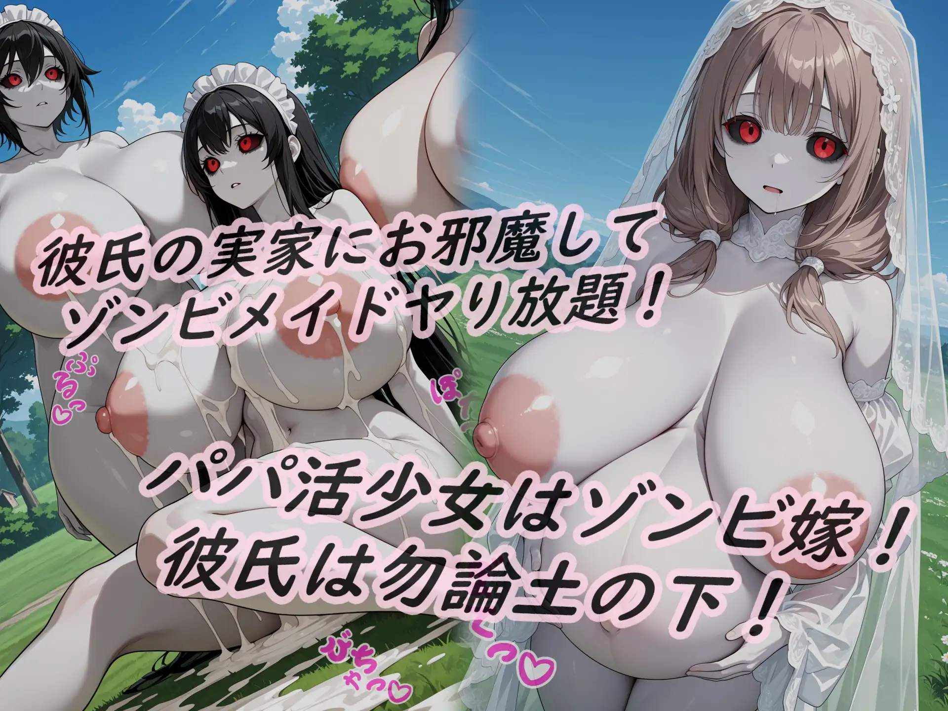 イラストノベル『亡者の溢れる世界で孕ませパパ活NTR』 サンプル画像 4